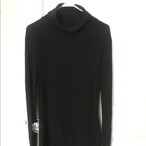 DVF black Turtleneck dress size S